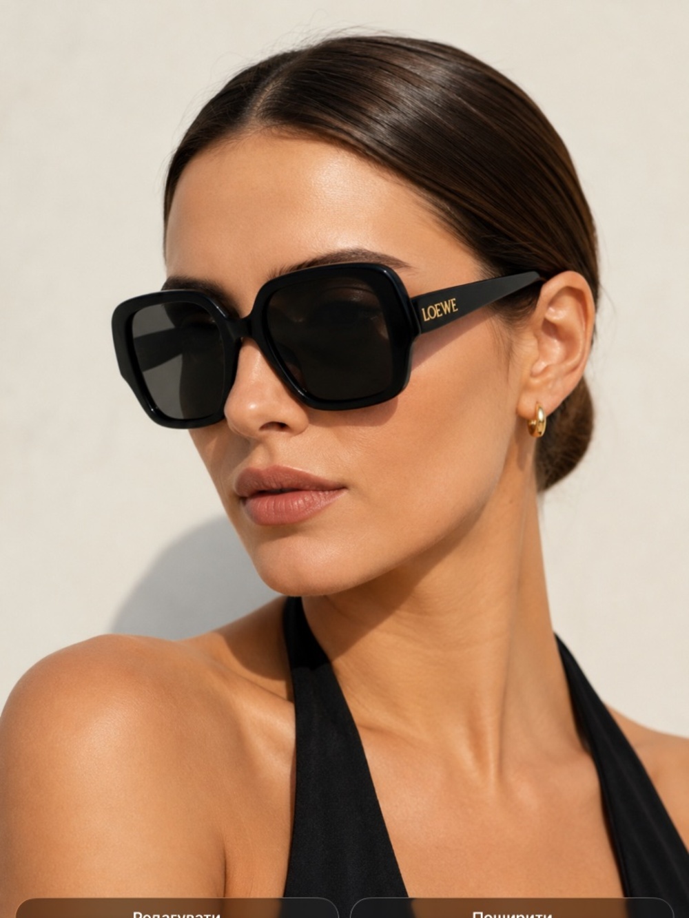 LOEWE   Havana 54MM Square Sunglasses Authentic - Picture 2 of 9